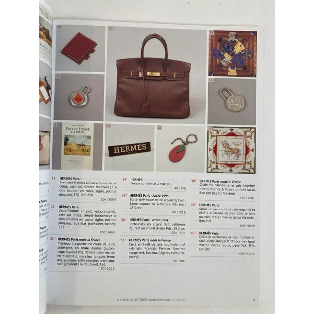 Early 21st Century Hermes Paris Auction Catalog 2021 Published by Gros & Delettrez For Sale - Image 5 of 9