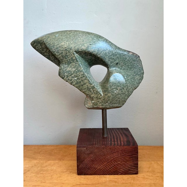 Mid 20th Century Vintage Boho Abstract Stone Sculpture For Sale - Image 9 of 12
