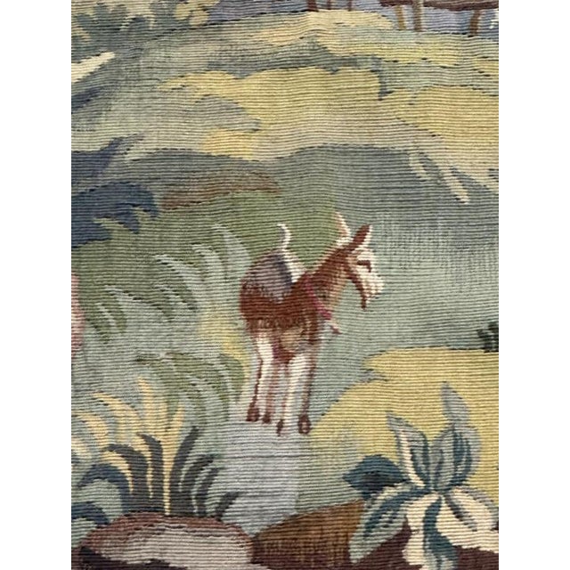 Mid-Century Modern French Handwoven Aubusson Tapestry, 1920s For Sale - Image 9 of 18
