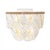 Off-white Lorelei Wood Bead Flush Mount, White For Sale - Image 8 of 8