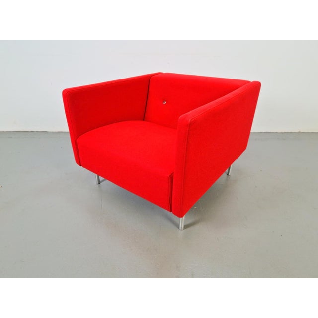 Red Dutch Red Bottoni Lounge Chair by Marcel Wanders for Moooi, 2010s For Sale - Image 8 of 15