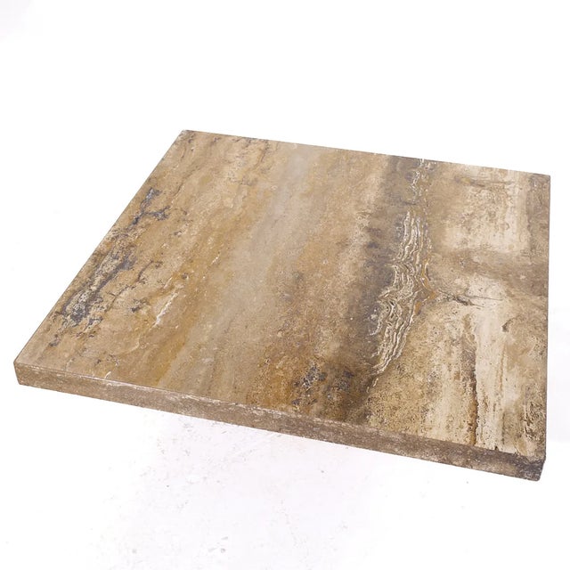 Stone Stone International Mid Century Marble Coffee Table For Sale - Image 7 of 9