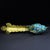 Vintage Cloisonné Enamel Peacock Figurine With Brass Accents For Sale - Image 10 of 10