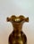 Mid 20th Century Hollywood Regency Scalloped Edge Solid Brass Vase For Sale - Image 5 of 11