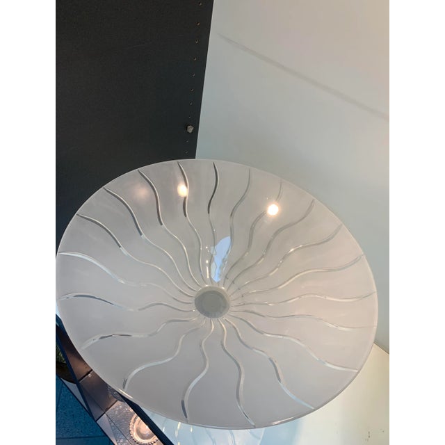 Impressive and rare italian sand cristal handmade cut rare rare handmade florentine italian vase Vase is not painted....