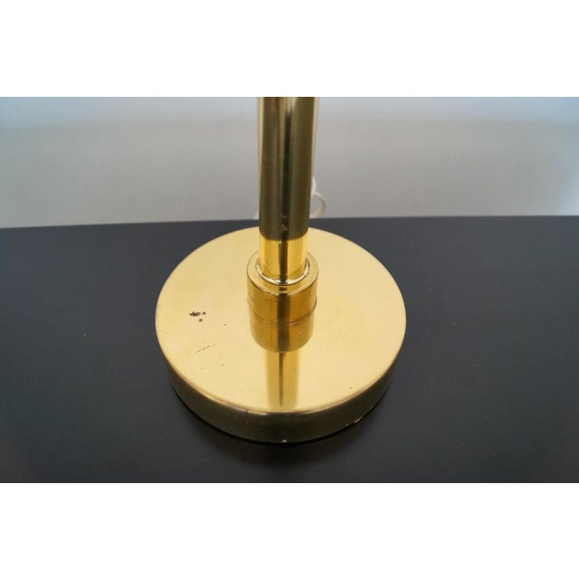 Mid-Century Modern Brass Table Lamp For Sale In Los Angeles - Image 6 of 12