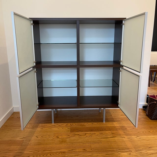 Calligaris Frosted Glass Bar Chairish