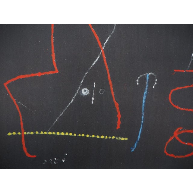 Joan Miro, Bird in the Night, Lithograph For Sale - Image 4 of 6