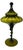 Vintage 1960s Large Italian Empoli Olive Green Glass Circus Tent Lidded Compote For Sale - Image 10 of 13