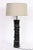 1950s 1950s James Mont Carved Black Ebonized Wood Table Lamp For Sale - Image 5 of 13