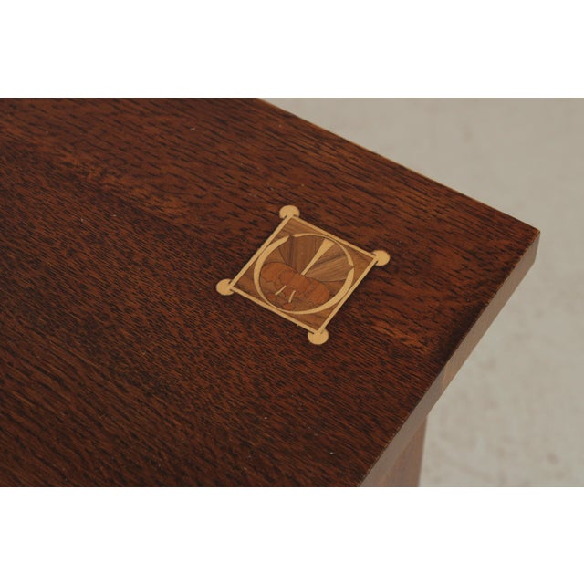Brown Stickley Harvey Ellis Arts & Crafts Dining Room Table For Sale - Image 8 of 18