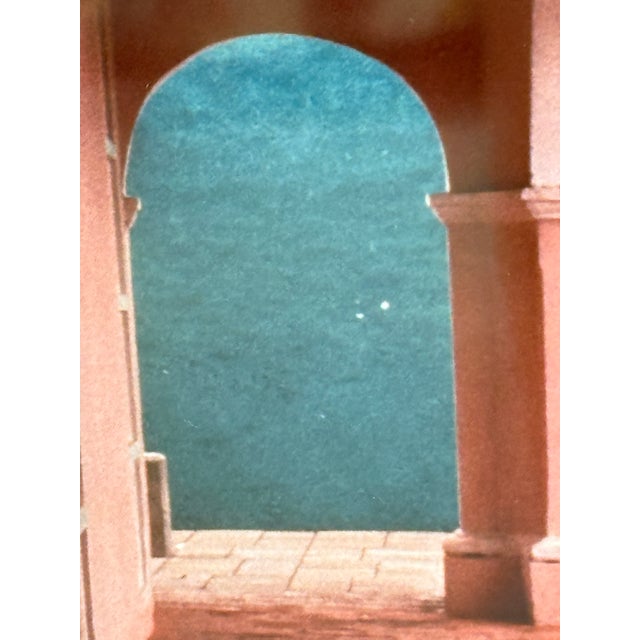 Jeffrey Becom Maya Color Red Architecture Ltd. Ed. Photograph, Signed For Sale - Image 4 of 12