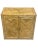 Hollywood Regency 1970’s Vintage Natural Pencil Reed Rattan 2 Door Server Cabinet For Sale - Image 3 of 7