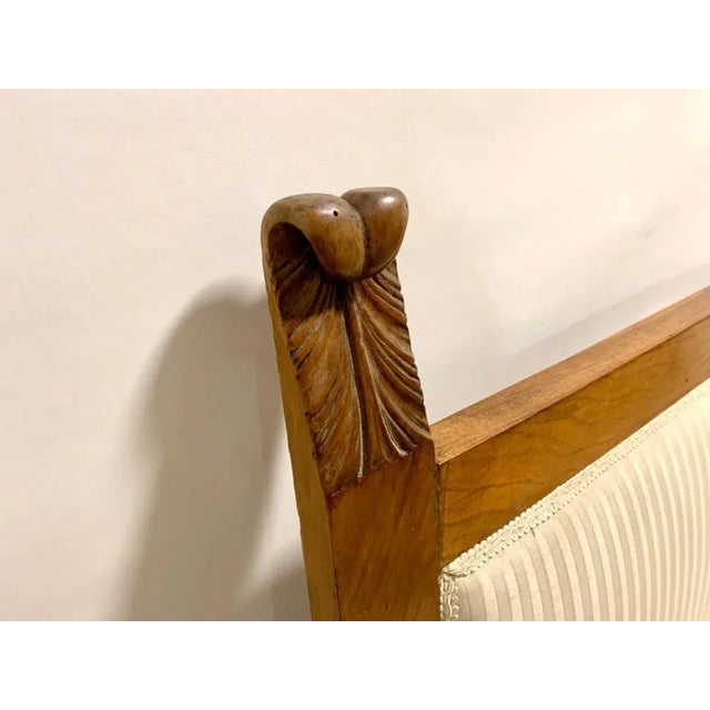 Vintage Italian Walnut Sofa For Sale - Image 5 of 9