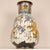 Cream Art Deco Hand-Painted Delft Tal Gourd Vase Floor Vase from Gouda Pottery, 1940s For Sale - Image 8 of 15