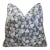 Holland & Sherry Geometric Modern Feather/Down Pillow For Sale