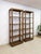 This handsome pair of vintage Drexel mid-century modern transitional bookcases are a well-made and versatile storage find....