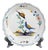 Antique French Nevers Faience Plate with Hand-Painted Birds, 1700s For Sale