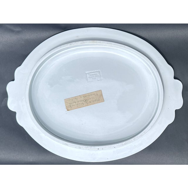 Antique English Ironstone Soup Tureen Complete Set With Ladle & Underplate Circa 1860 For Sale - Image 12 of 16