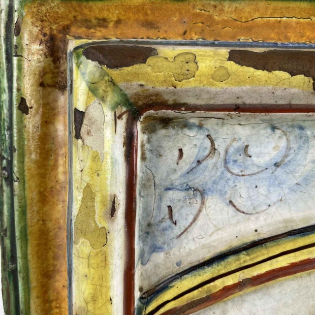 Madonna and Child Glazed Terracotta Panel, 1600 For Sale - Image 3 of 6