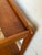 Teak Tile-Top Rolling Bar Cart Danish Mid-Century Modern Tea Trolley 1960s For Sale In Los Angeles - Image 6 of 11