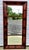 A 19th Century American Empire Style Mahogany Ogee Framed Triptych Wall Mirror or Fireplace / Mantel Mirror. Measure 27.5"...
