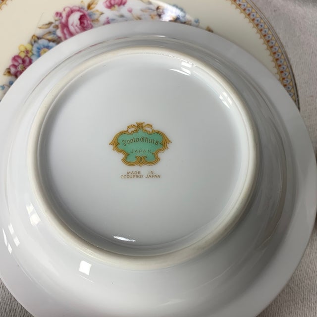 Ceramic Vintage Jyoto China Floral Tea and Dessert Set - 21 pcs For Sale - Image 7 of 7