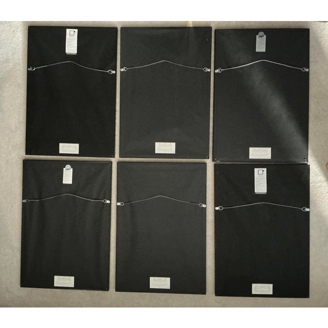 1970s Hand Colored Etruscan Vases - Set of 6 For Sale In Chicago - Image 6 of 11