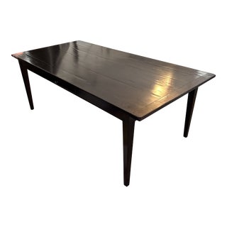 Custom Solid Walnut Dining Table For Sale