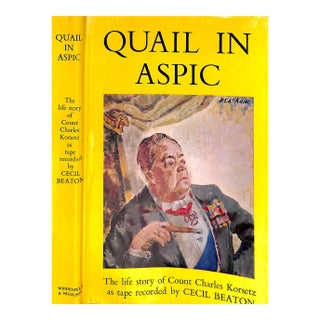 "Quail in Aspic: The Life Story of Count Charles Korsetz" 1962 Beaton, Cecil For Sale