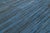 Modern Handmade Flat-Weave Kilim Wool Rug in Indigo & Charcoal Abrash 9x12 For Sale - Image 11 of 12