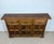 Brown 1930s Spanish Rustic Walnut Sideboard with Three Drawers For Sale - Image 8 of 10
