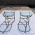 Chrome Jansen Style Chrome & Brass Demi-Lune End Tables in Baguès For Sale - Image 8 of 13
