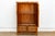 Wood Vintage Faux Bamboo & Cane Cabinet For Sale - Image 7 of 10
