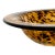Chinoiserie Vintage Italian Murano Style Amber Tortoise Shell Glass Large Serving Bowl / Centerpiece For Sale - Image 3 of 8