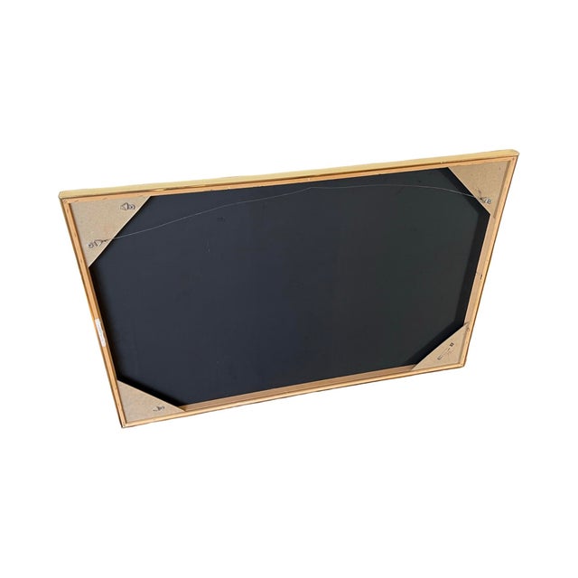 Silver Vintage Postmodern 80s Wall Mirror Gold 1980s Modern For Sale - Image 8 of 8