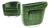 Milo Baughman Tilt Swivel Lounge Chairs in Plush Green Mohair, 1970s For Sale