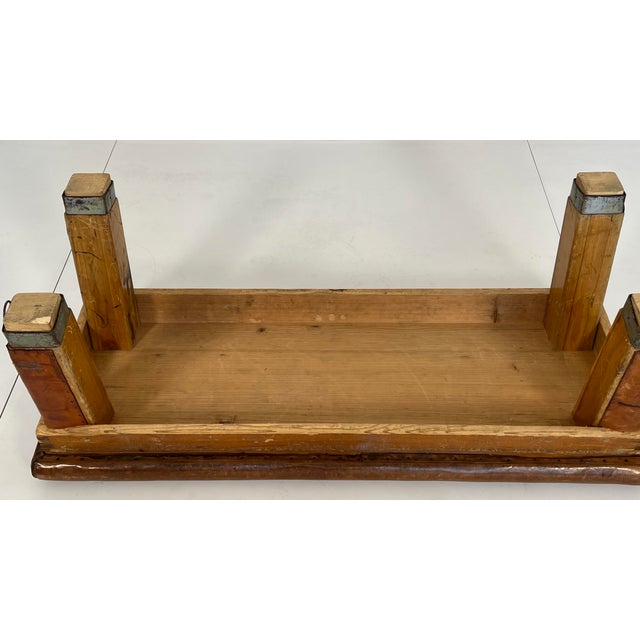 Wood Vintage Gymnastic Bench, 1940s For Sale - Image 7 of 8