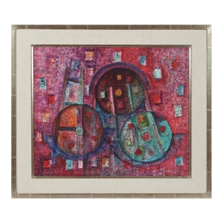 Rufino Tomayo Arttr. Abstract Oil Painting For Sale