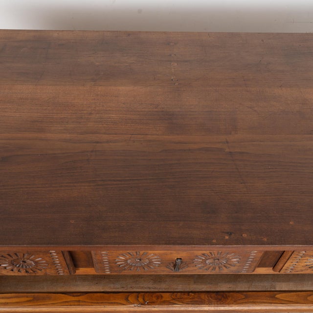 Wood Early 20th Century Console Table With Three Drawers, Portugal For Sale - Image 7 of 15