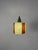Hexagon Pendant Lamp in Brown and White Acrylic Glass with Granite Look by Roland Konst For Sale - Image 10 of 11