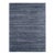 6x9 Gray Hand-Knotted Wool Striated Texture Geometric Modern Carpet Rug For Sale