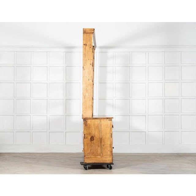 Wood Large Antique English Vernacular Pine Dresser, 1830 For Sale - Image 7 of 18