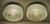 Vintage Ceiling Lamps in White Metal Mounting and Relief Shade and Clear Crystal Glass by Sonlux, 1990s, Set of 2 For Sale - Image 3 of 8