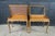 1970s Rare Pair Baker Furniture Queen Anne Walnut Burl Vitrine Display Accent Tables For Sale - Image 16 of 18