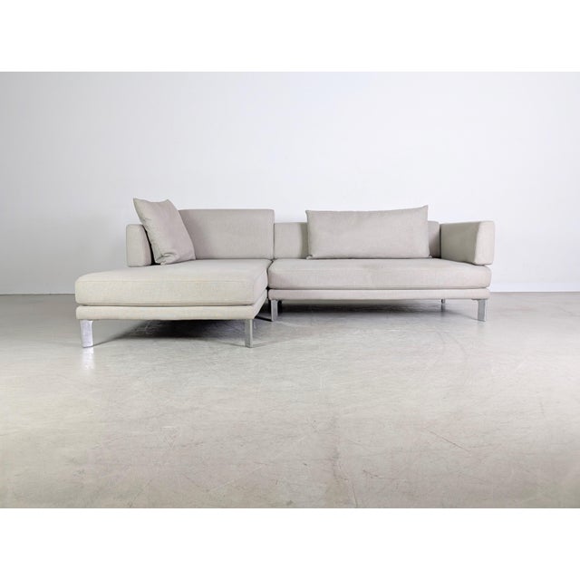 Sento Sofa in Grey Fabric from Rolf Benz For Sale - Image 11 of 14