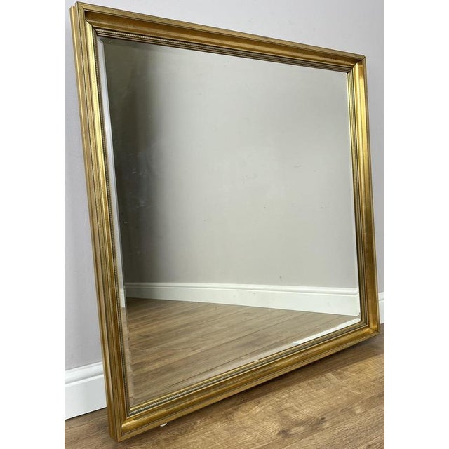 Vintage French Polished Wall Mirror For Sale - Image 9 of 9
