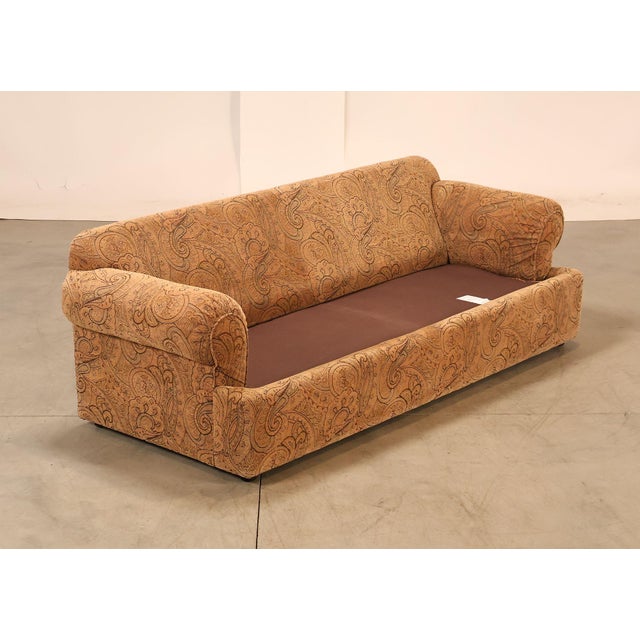 Kravet Kravet Paisley Upholstered Rolled Arm Sofa For Sale - Image 4 of 18