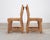 Set of Six French Brutalist Razor Blade Oak Rush Dining Chairs For Sale In Sacramento - Image 6 of 18