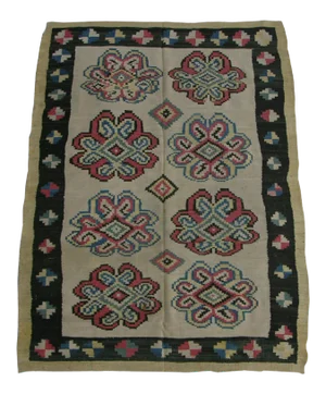 Antique Bessarabian Geometric Design